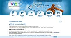 Desktop Screenshot of drazba-nemovitosti.com