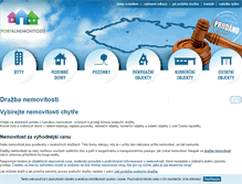 Tablet Screenshot of drazba-nemovitosti.com
